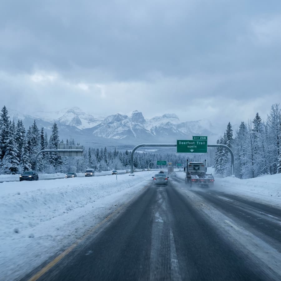 Deerfoot Trail Winter